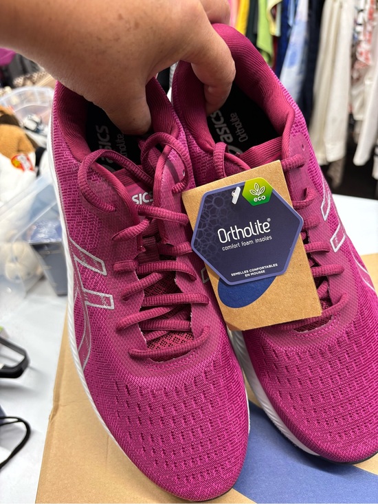 Asics Shoes - Asics Women's Fuchsia Athletic Running Shoes with Ortholite